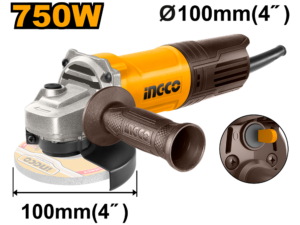 ingco 4" angle grinder 750w ag750282