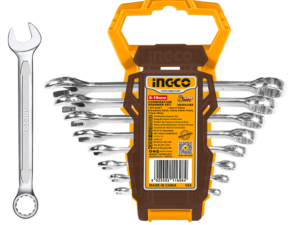 ingco 8pcs 6 19mm combination spanner set