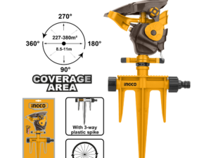 ingco plastic auto gear sprinkler hps13601