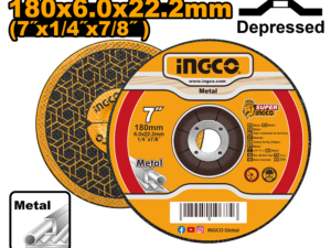 ingco 7" abrasive grinding disc mgd601801