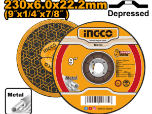 ingco 9" abrasive grinding disc mgd602301