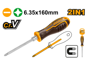 ingco 2in1 160mm screwdriver set akisd0201