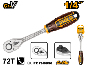 ingco 1/4" 45t ratchet wrench hrth0814