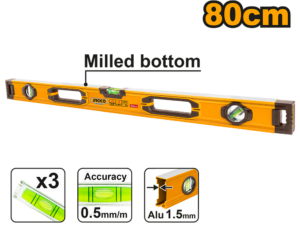 ingco 80cm sm spirit level hsl08080