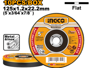 ingco 5" metal cutting disc mcd121255