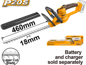 ingco 20v 18" hedge trimmer chtli20018