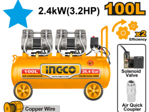 ingco 100l air compressor 3.2hp acs2241001