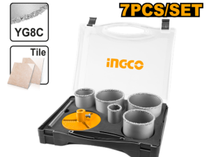 ingco carbide gritted hole saw set akch0071