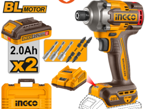 ingco 20v impact driver 285nm 2bc cirli2028