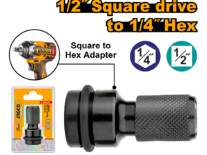 ingco 1/2" sq drive to 1/4" hex abh60501