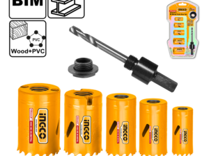 ingco 7pcs bi metal hole saw set akh0071