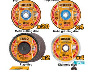 ingco 30pcs 3" cutting/grinding disc mcd07630