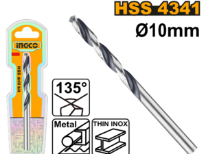 ingco 10mm hss 4341 drill bit dbt1201004