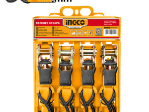 ingco 4pcs 0.65tx6m ratchet straps hrsp065607