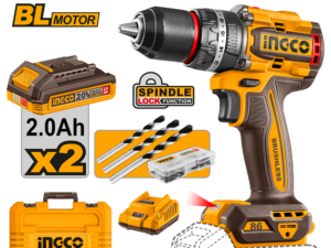 ingco 20v 86nm impact drill 2bc cidli208687