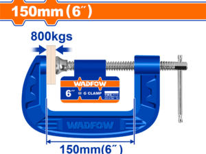 wadfow 6" g clamp wcp1106