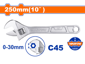 wadfow 10" adjustable wrench waw1110