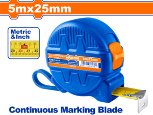wadfow 5m steel measuring tape 25mm wmt4330