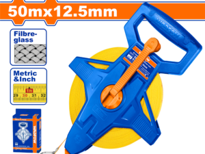 wadfow 50m fiberglass measuring tape 12.5mm wmt2550