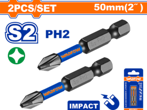 wadfow 2pcs 50mm ph2 impact scredriver bit wsv2k61
